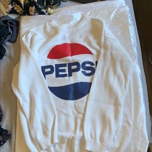 H&M Chunky Knit Pepsi Crew Neck